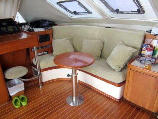 Used Sail Catamaran for Sale 1991 Lagoon 55 Layout & Accommodations