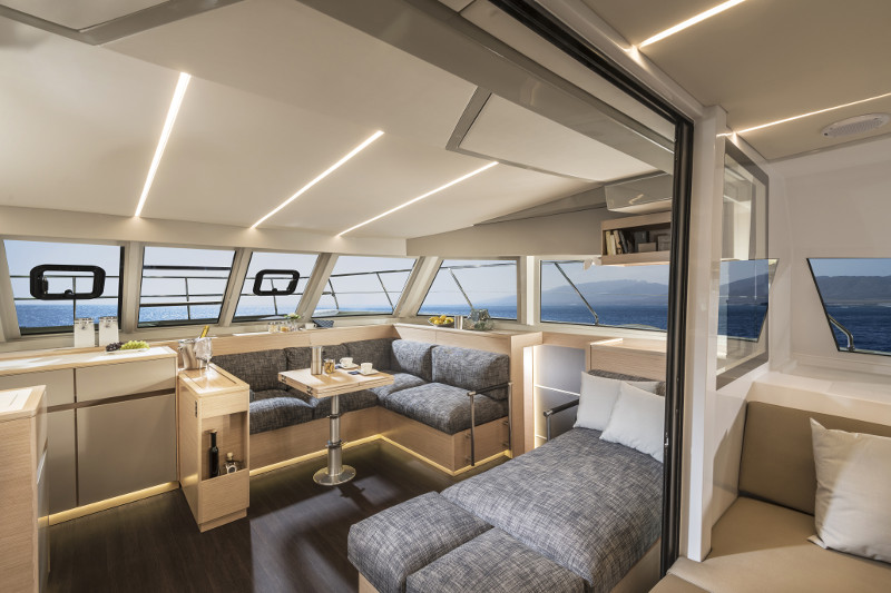 New Power Catamaran for Sale 2018 Nautitech 47 Layout & Accommodations