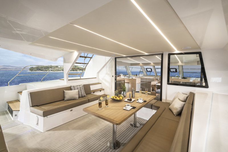 New Power Catamaran for Sale 2018 Nautitech 47 Layout & Accommodations