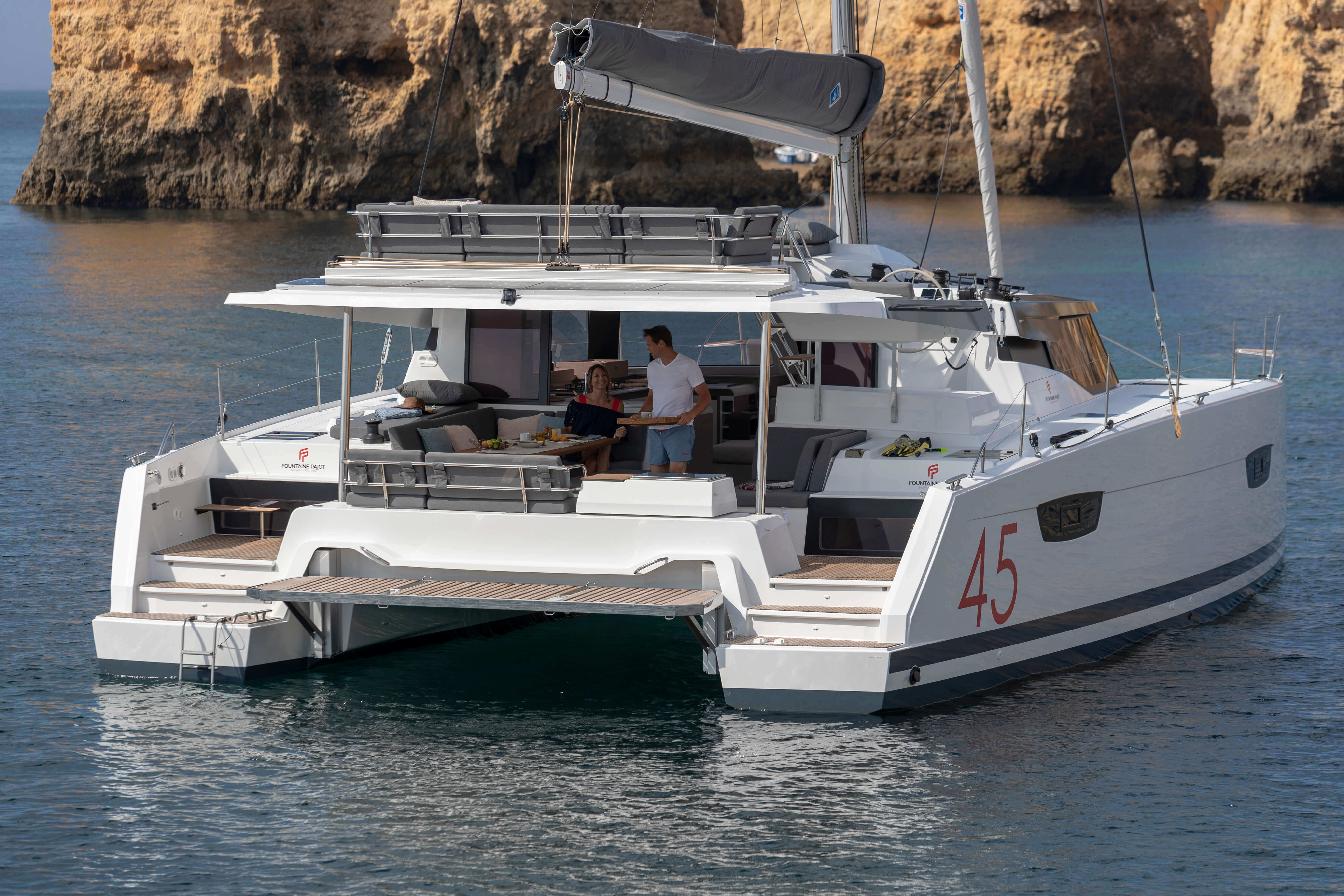 pictures of catamaran sailboat