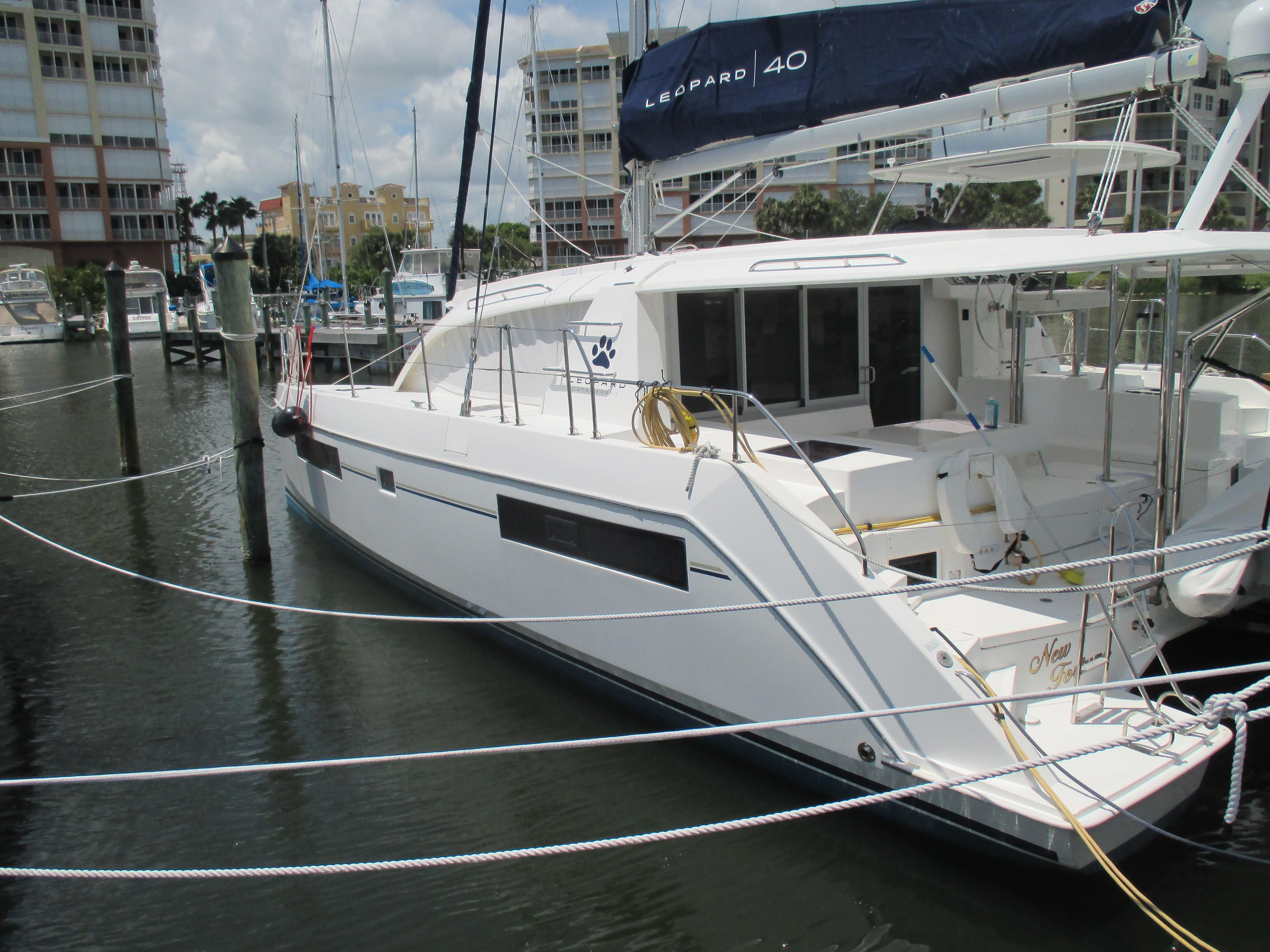 Used Sail Catamaran for Sale 2017 Leopard 40 Boat Highlights