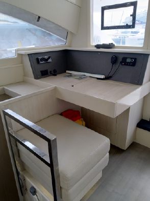Used Power Catamaran for Sale 2014 Leopard 51PC Layout & Accommodations