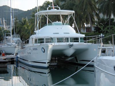 Used Power Catamaran for Sale 2004 Lagoon 43 Power  