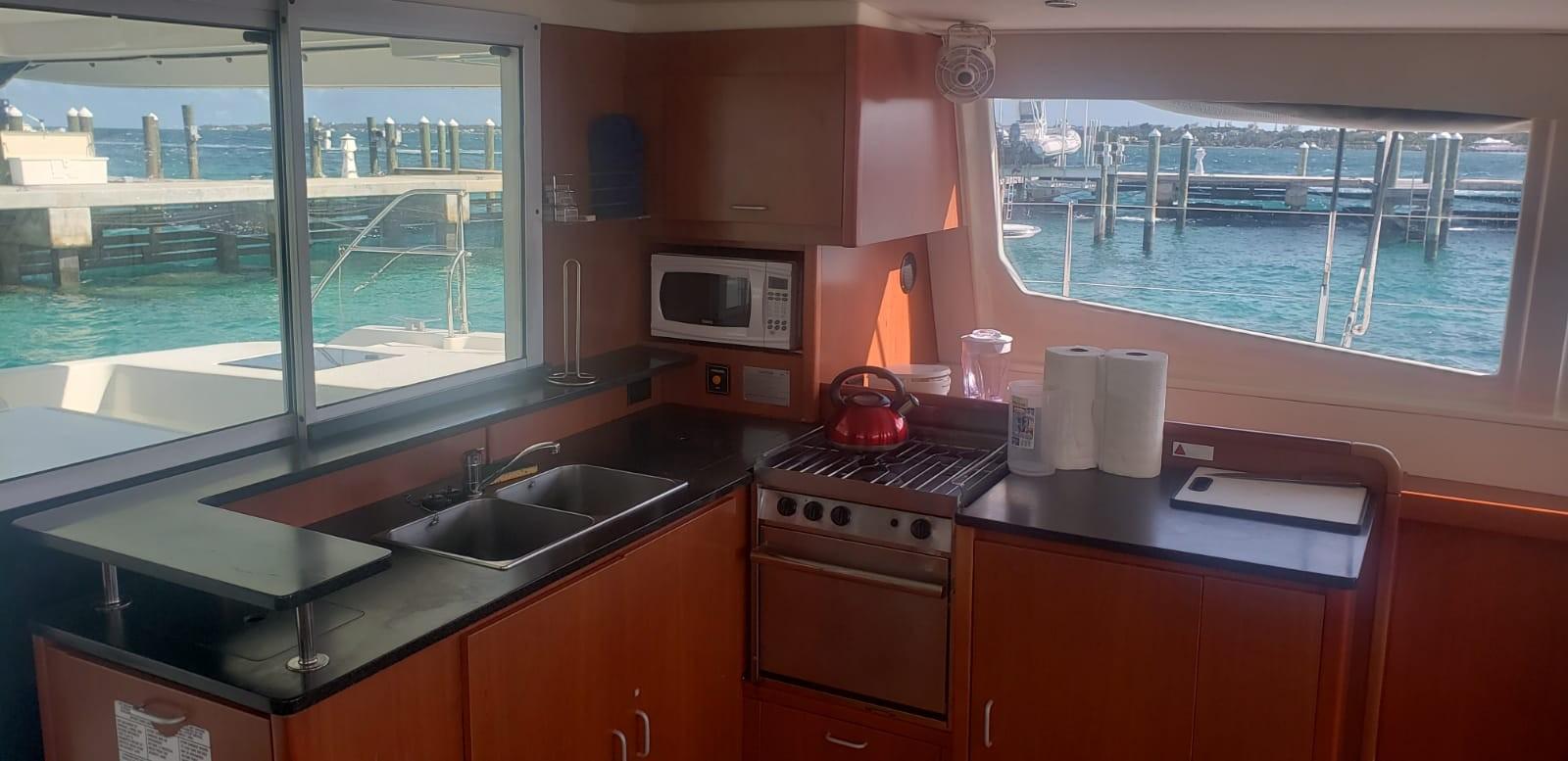 Used Sail Catamaran for Sale 2014 Leopard 48 Layout & Accommodations