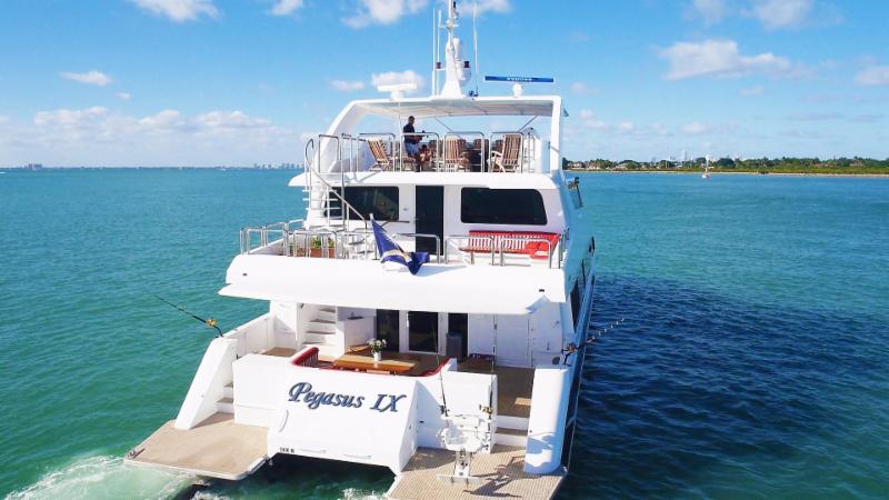 Power Catamarans For Sale: 90 FT. SABRE POWER CATAMARAN Located in Nassau